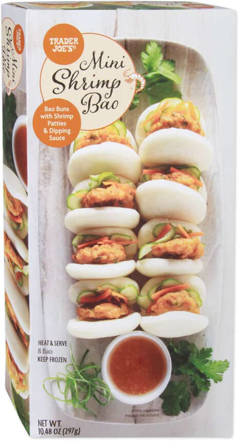 Microwavable Mini Shrimp Baos