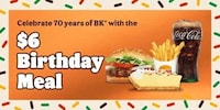 Low-Cost QSR Anniversary Meals
