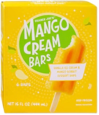 Cream-Filled Mango Popsicles Image 1