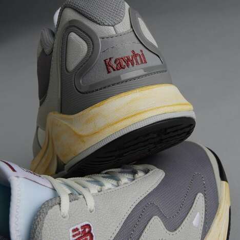 Minimal Collaborative Basketball Shoes