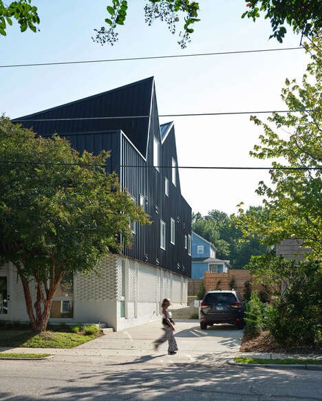 Asymmetrical Sculptural Apartment Blocks