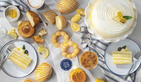 Lemon-Themed Bakery Menus