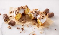 Candy Bar-topped Donuts Image 1