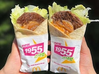 Hamburger Patty Snack Wraps