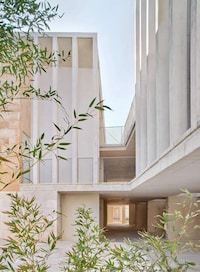 Traditional Sandstone Housing Blocks Image 1