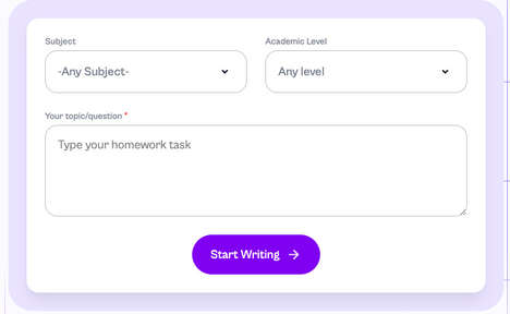 AI Homework Helping