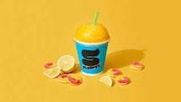Summery Peach Candy Slushies