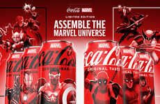 Superhero-Themed AR Sodas Cans