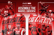 Superhero-Themed AR Sodas Cans