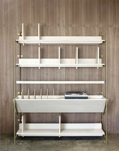Vinyl Record Credenzas