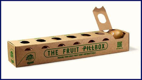 Pillboxed-Shaped Fruit Cases