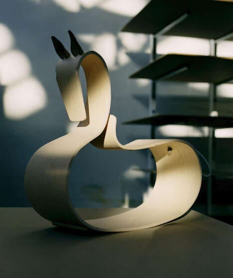 Sleek Structural Rocking Horses
