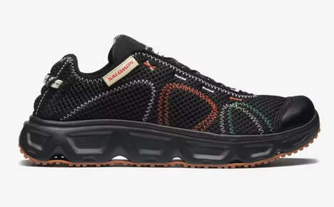 Stitched Breathable Technical Sneakers