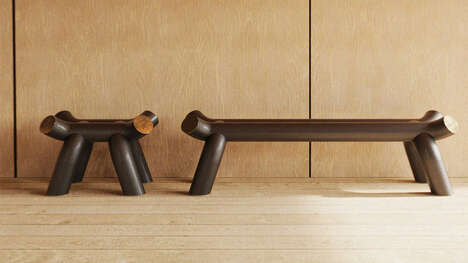 Japanese Gates-Inspired Benches