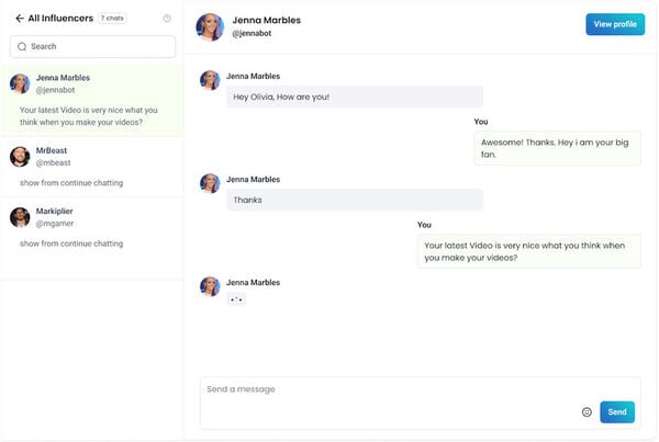 Influencer-Focused AI Twins