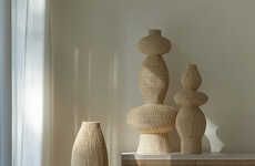 Sculptural Decorative Floor Vases