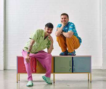Chic Multi-Colored Lockers