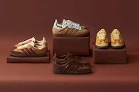 Athletic Donut-Themed Sneakers Image 1