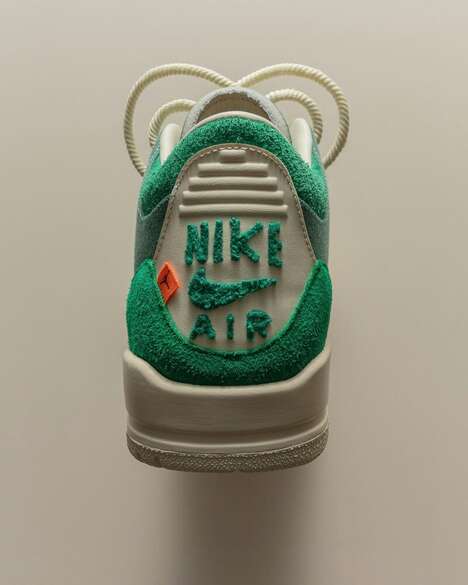 Plush Textural Artful Sneakers