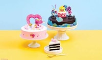 Pink Cartoon Character Cakes Image 1