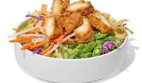 Wonton-Topped Chicken Salads Image 1