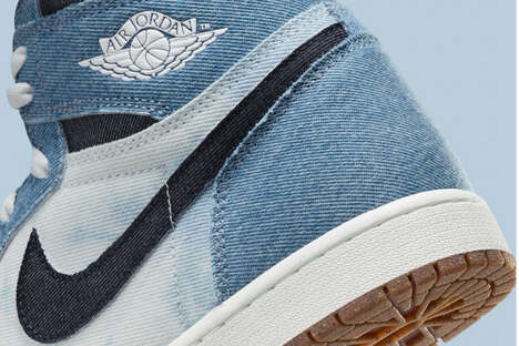 Denim-Detailed Lifestyle Sneakers
