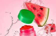 Watermelon-Flavored Lip Masks