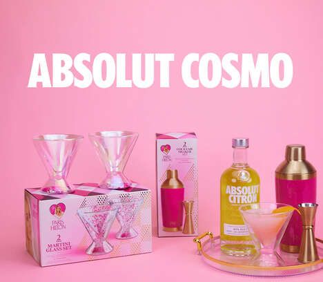 Cosmopolitan-Inspired Drinkware