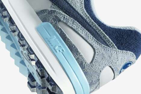Icy-Inspired Textural Golf Sneakers