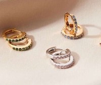 Stackable Birthstone Earrings Image 1