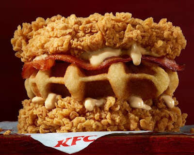 Waffle-Stuffed Chicken Sandwiches