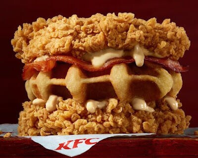 Waffle-Stuffed Chicken Sandwiches