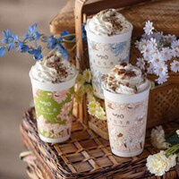 Freshly Brewed Floral Lattes Image 2