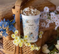 Freshly Brewed Floral Lattes Image 3