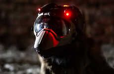 Modular Canine Helmets