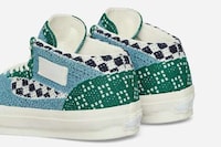 Knitted Crochet Checkerboard Sneakers Image 3