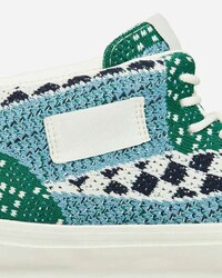 Knitted Crochet Checkerboard Sneakers Image 4