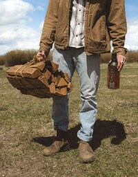 Adventurous Bourbon-Branded Firewood Image 3