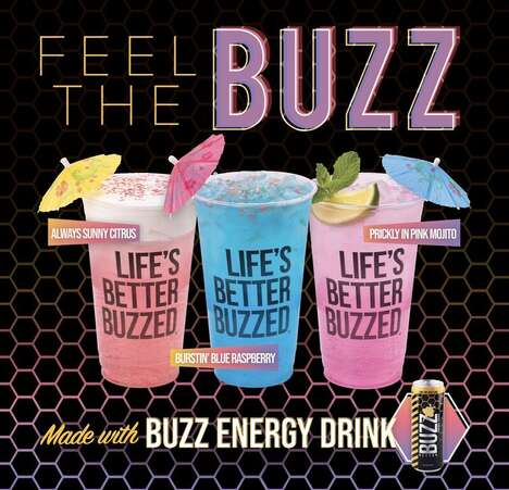 Cocktail-Inspired Energy Drinks