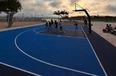 Ocean Plastic Athletic Courts