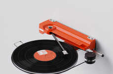 Floating Wall-Mounted Turntables