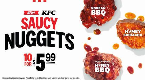 Saucy BBQ-Coated Nuggets