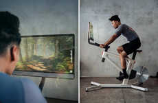 Spatial Video Exercise Bicycles