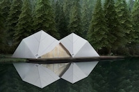 Origami-Inspired Sleek Cabins Image 2