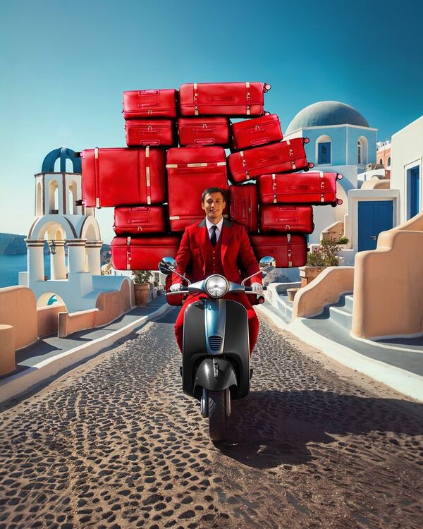 AI-Created Luggage Campaigns