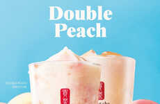 Peach Jelly Milk Teas