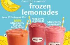 Strawberry Mango Frozen Lemonades