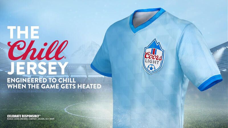 Temperature-Sensing Soccer Jerseys