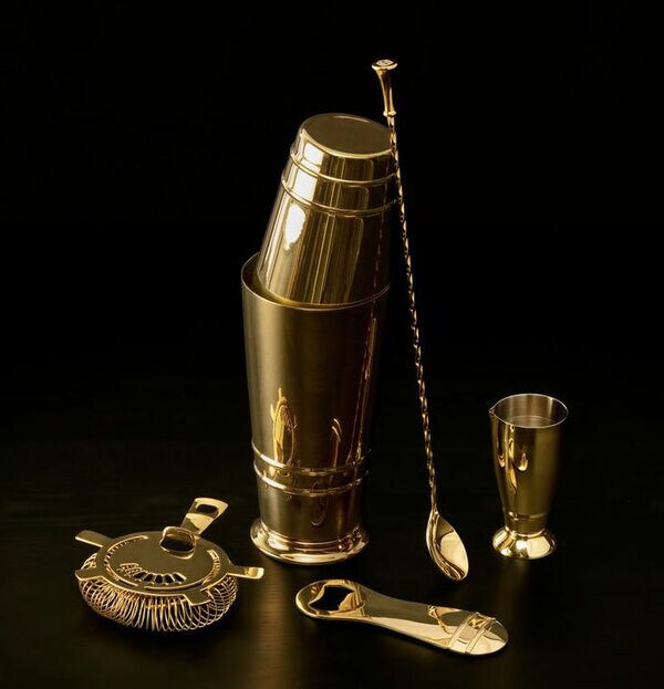 Gold Bartender Essentials Sets