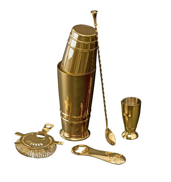 Gold Bartender Essentials Sets Image 2